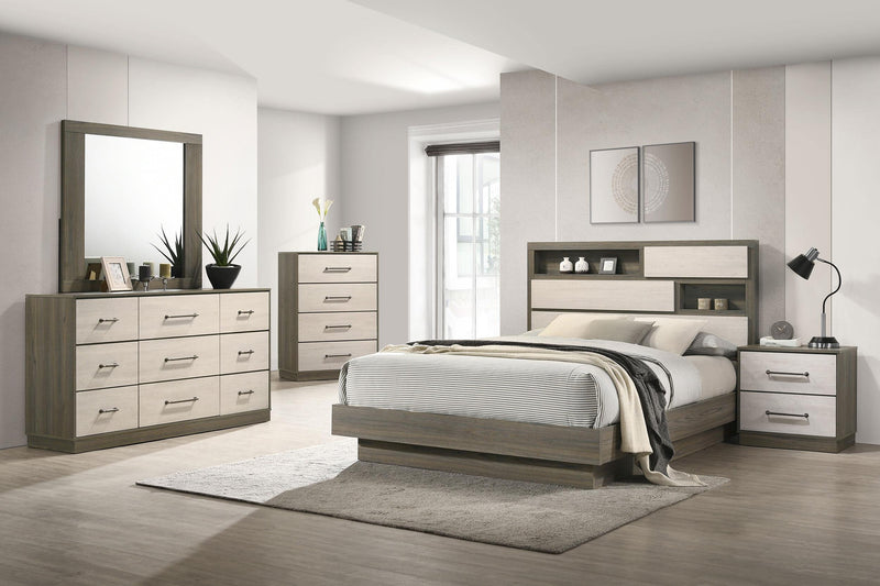 Fenwick 5-piece Queen Bedroom Set Grey Oak - 224981Q-S5