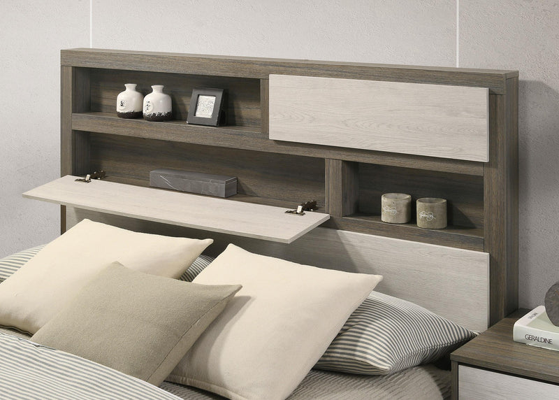 Fenwick 5-piece Queen Bedroom Set Grey Oak - 224981Q-S5