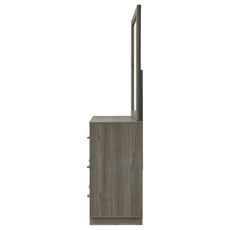 Fenwick 9-drawer Dresser with Mirror Grey Oak - 224983M