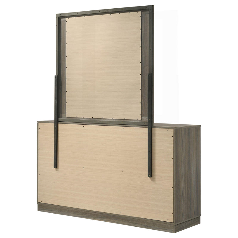 Fenwick 9-drawer Dresser with Mirror Grey Oak - 224983M