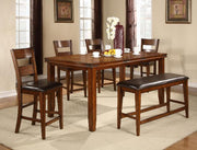 Figaro Brown Counter Height Set - Lara FurnitureCounter Height Set