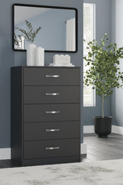 Finch Black Platform Bedroom Set from Ashley - Lara Furniture
