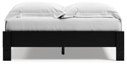 Finch Queen Platform Bed with Dresser and Chest in Black - PKG017920