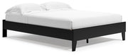 Finch Queen Platform Bed with Dresser in Black from Ashley - Lara Furniture