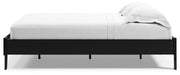 Finch Queen Platform Bed with Dresser in Black from Ashley - Lara Furniture