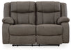 First Base Reclining Loveseat - Gate FurnitureLoveseat