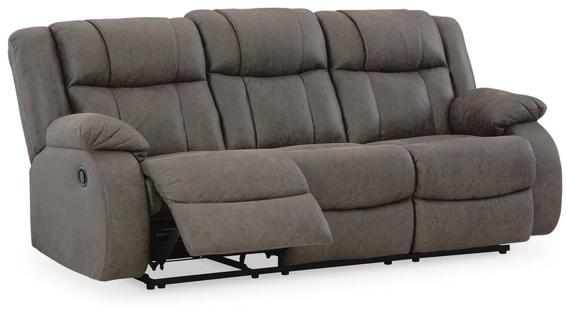 First Base Reclining Sofa and 2 Recliners - 68804U6