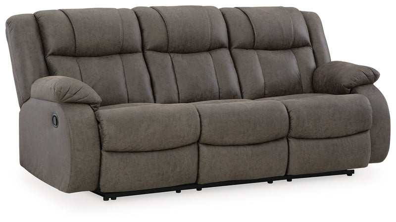 First Base Reclining Sofa - Lara FurnitureReclining Sofa