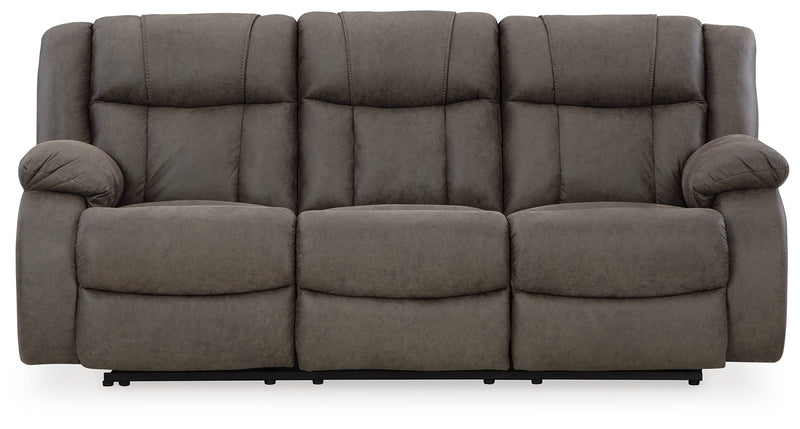 First Base Reclining Sofa - Lara FurnitureReclining Sofa