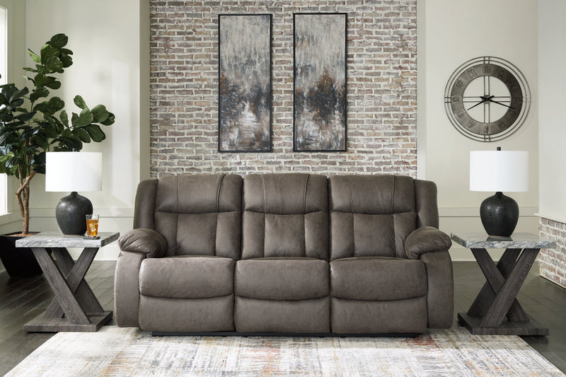 First Base Reclining Sofa - Lara FurnitureReclining Sofa