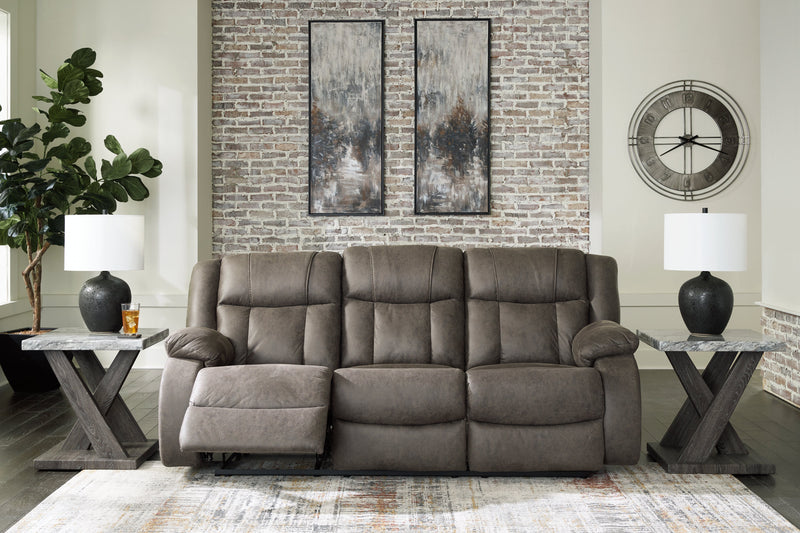 First Base Reclining Sofa - Lara FurnitureReclining Sofa