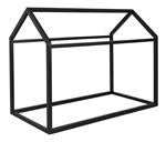 Flannibrook Black Twin House Bed Frame - Gate FurnitureFoundation