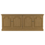 Florence 4-door Dining Sideboard Buffet Cabinet Rustic Honey - 180205