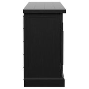 Florence 4-door Dining Sideboard Buffet Distressed Black - 115535