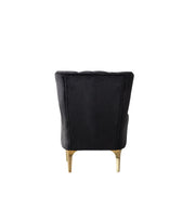 Florence Black Velvet Sofa 88" & Loveseat 64" - FLORENCEBLACK-SL