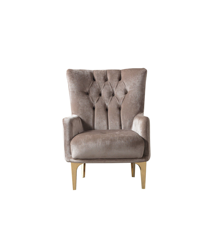 Florence Coffee Velvet Sofa 88" & Loveseat 64" - FLORENCECOF-SL