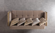Florence Coffee Velvet Sofabed 88" - FLORENCECOF-S