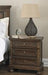 Flynnter Medium Brown Nightstand - Gate FurnitureNightstand