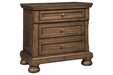 Flynnter Medium Brown Nightstand - Gate FurnitureNightstand