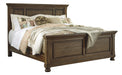 Flynnter Medium Brown Queen Panel Bed - Gate FurnitureQueen Bed
