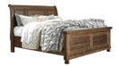 Flynnter Medium Brown Sleigh Platform Bedroom Set - Gate FurnitureBedroom Set