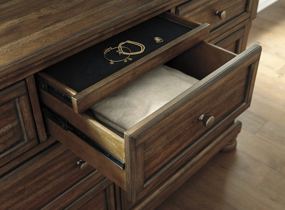 Flynnter Medium Brown Storage Platform Bedroom Set - Gate FurnitureBedroom Set