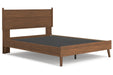 Fordmont Cognac Queen Panel Bed - Gate FurnitureQueen Bed