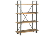 Forestmin Brown/Black Bookcase - Lara FurnitureBookcases