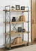 Forestmin Brown/Black Bookcase - Gate FurnitureBookcases