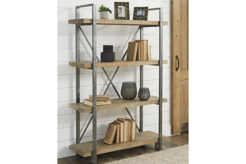 Forestmin Brown/Black Bookcase - Lara FurnitureBookcases
