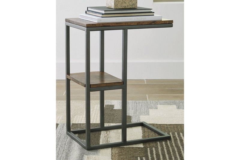 Forestmin Natural/Black Accent Table - Lara FurnitureTable