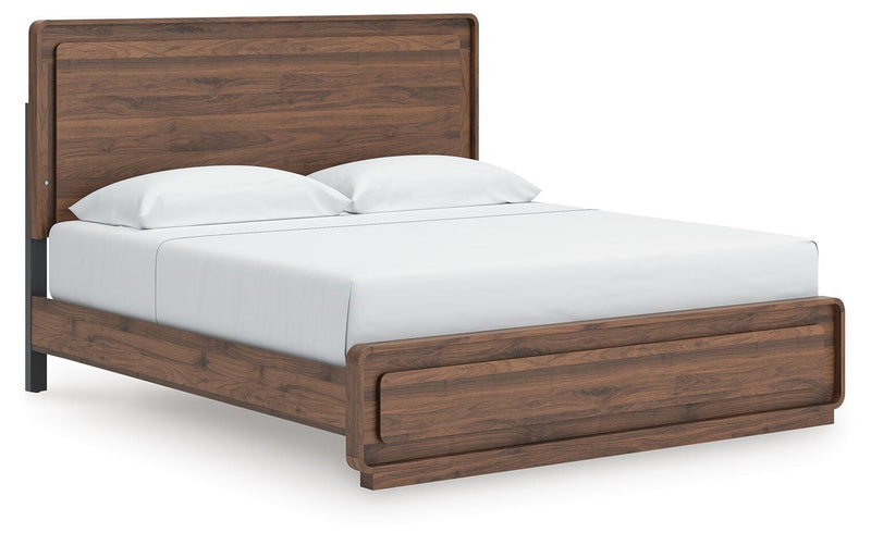 Fortlorn King Panel Bed, Dresser and 2 Nightstands - PCB386B13