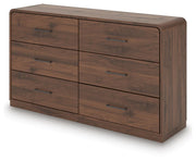 Fortlorn King Panel Bed, Dresser and 2 Nightstands - PCB386B13