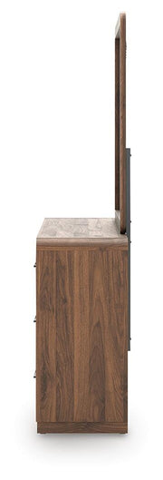 Fortlorn King Panel Bed, Dresser, Mirror and Nightstand - PCB386B14
