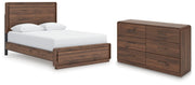 Fortlorn Queen Panel Bed and Dresser - PCB386B11