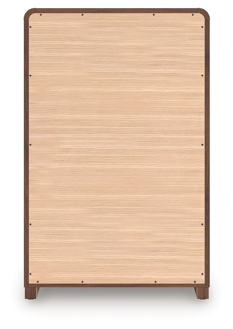 Fortlorn Walnut Brown Chest of Drawers - PCB386-46