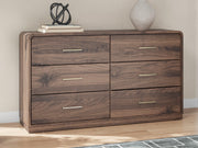 Fortlorn Walnut Brown Dresser - PCB386-31