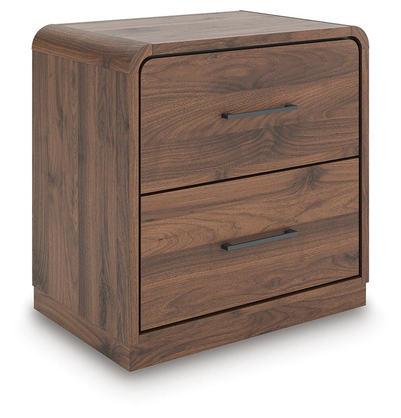 Fortlorn Walnut Brown Nightstand - PCB386-92
