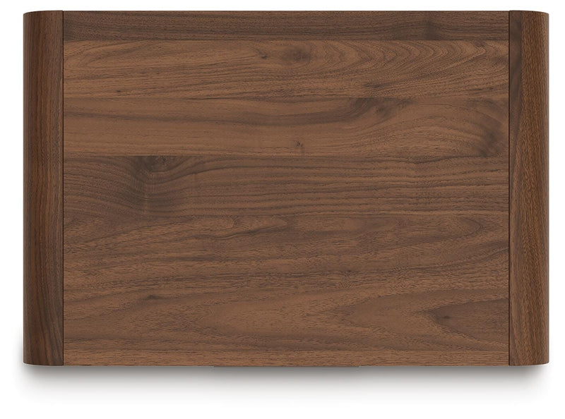 Fortlorn Walnut Brown Nightstand - PCB386-92
