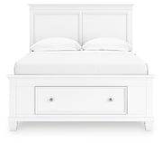 Fortman White Full Panel Storage Bed - B680B25