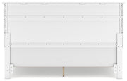 Fortman White King Panel Bed, Dresser and 2 Nightstands - B680B15