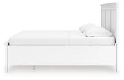 Fortman White King Panel Storage Bed - B680B22