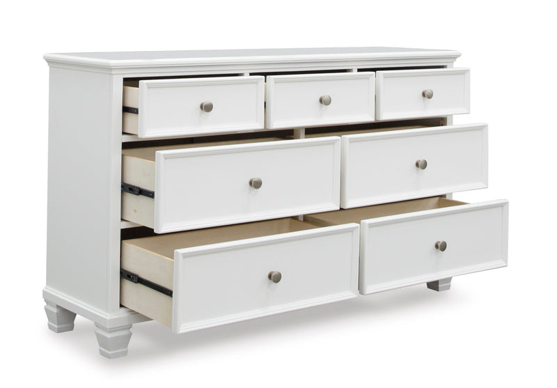 Fortman White Panel Bedroom Set - Lara FurnitureBedroom Set