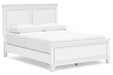 Fortman White Queen Panel Bed - Gate FurnitureQueen Bed