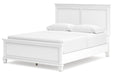 Fortman White Queen Panel Bed - Gate FurnitureQueen Bed
