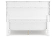 Fortman White Queen Panel Bed - Gate FurnitureQueen Bed