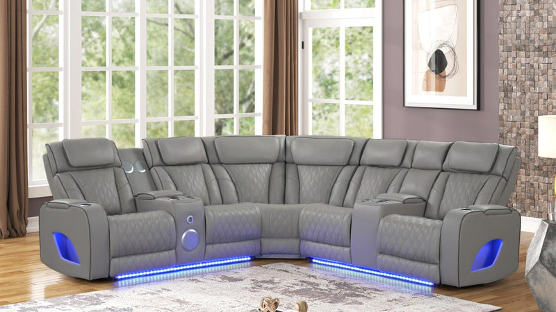 Fortuner Sectional Gray - Fortuner Sectional Gray
