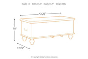 Fossil Ridge Beige Storage Bench - Lara FurnitureAccent Bench