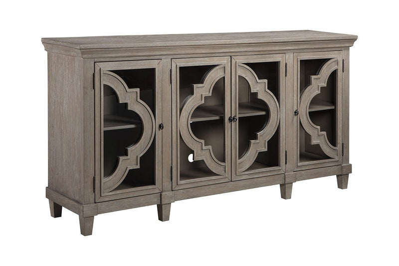 Fossil Ridge Gray Accent Cabinet - Lara FurnitureCabinet