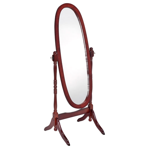 Foyet Wood Adjustable Full Length Cheval Mirror Merlot - 3101